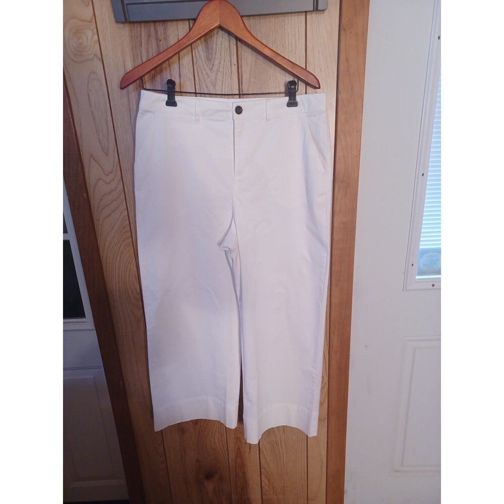 GARNET HILL cropped wide leg pants